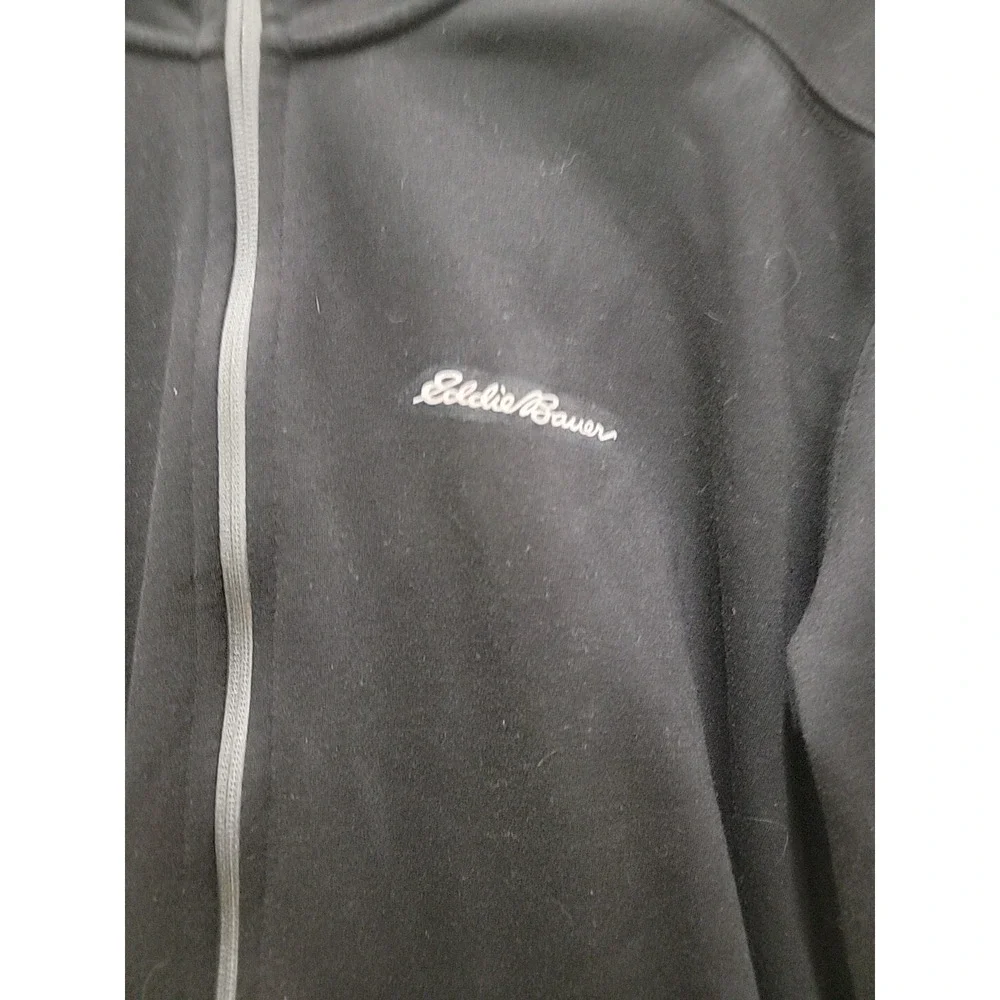 Eddie Bauer Jacket Mens XXL Hooded Outdoor Fleece Lined Full Zip. Freeheat